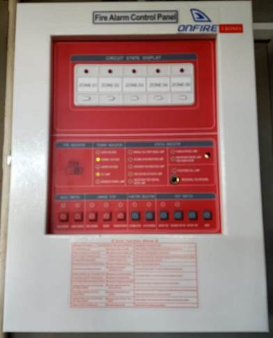 Control Panel Fire Alarm OnFire 5 Zone